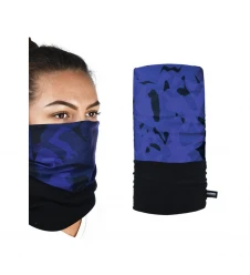 Bandana multifunctionala Oxford Snug - Negru/Albastru