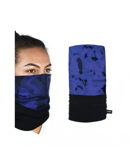 Bandana multifunctionala Oxford Snug - Negru/Albastru