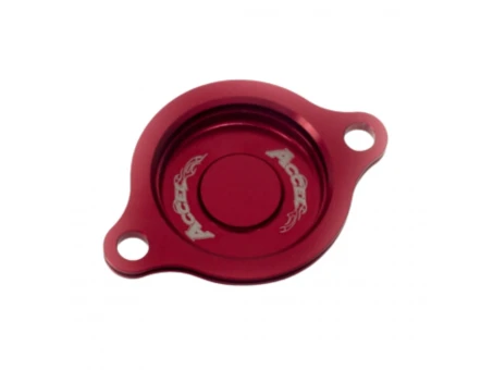 Capac filtru ulei ACCEL HONDA CRF 250R 18-20, CRF 450R 17-20, CRF 450RX 17-19 culoare rosu | OFC103RD