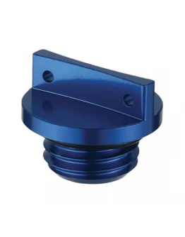 Buson umplere ulei ACCEL YAMAHA YZF 250/450 '03-'18, YZ 125/250 '99-'18 culoare albastru (filet M20X2,5)