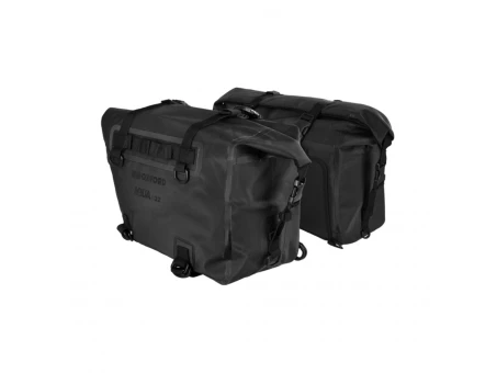 Genți laterale impermeabile Oxford Aqua P32 Panniers - Negru | OL755