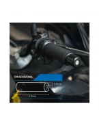 Manșoane spumă OXFORD Foam Grip Pads - Negru | OX136