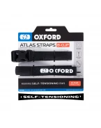 Curele Auto-Reglabile Fixare echipament moto OXFORD ATLAS B-CLIP 26mm X 1.2m - Negru