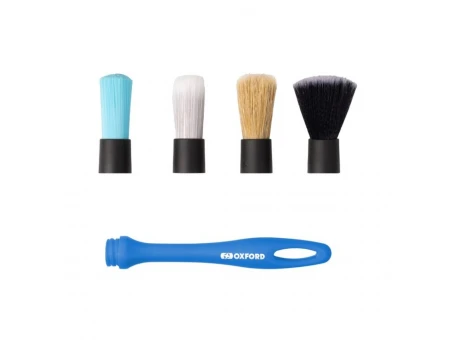 Set 4 Perii Detailing OXFORD 4in1 - Curățare Precisă | OX342
