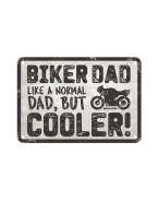 Placa metalica Oxford "Biker Dad"
