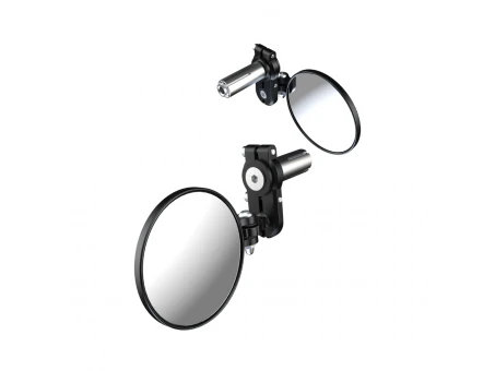 Set oglinzi capăt ghidon OXFORD stânga/dreapta - Negru | OX514