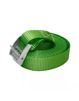 Chingă transport BIKETEC 25mm/4m cu cataramă autoblocantă - Verde