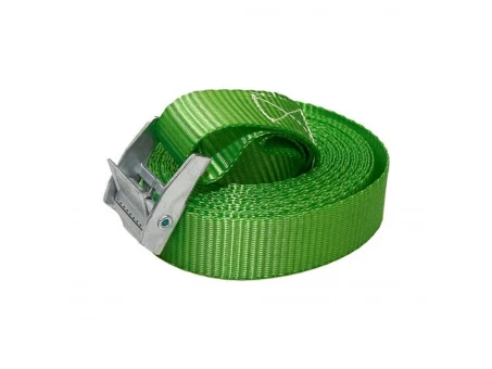 Chingă transport BIKETEC 25mm/4m cu cataramă autoblocantă - Verde | PASK25/4/GR