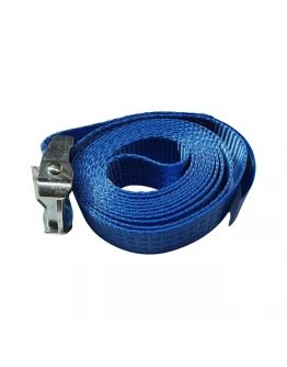 Chingă de transport BIKETEC 35mm/4m cu cataramă autoblocantă - Albastru