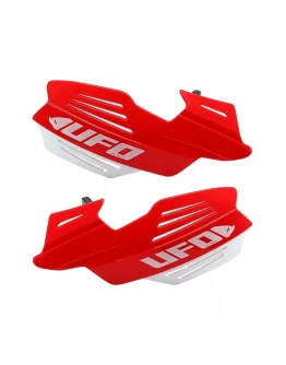 Handguard UFO VULCAN culoare Rosu/Alb (kit montaj inclus)