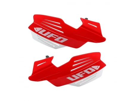 Handguard UFO VULCAN culoare Rosu/Alb (kit montaj inclus) | PM01650070