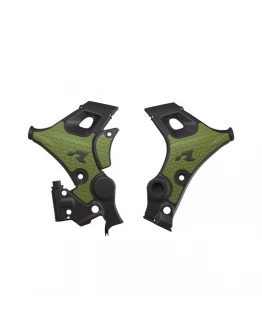 Protecții cadru RACETECH (RTECH) Revolution - Honda XL 750 Transalp (2023–2025) - Negru/Verde