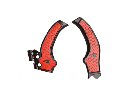 Protecții cadru RACETECH (RTECH) pentru KOVE 800 X Pro / Rally (2024–2025) - Negru/Rosu | PRTKOVNRRS25