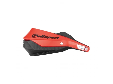 Set protectii maini (hand guard) aluminiu adventure/enduro Polisport Trail Blazer - Rosu/Negru | PS8308800006