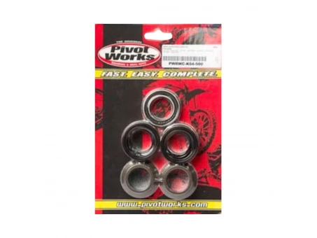PIVOT WORKS ZESTAW ŁOŻYSK Z TULEJKAMI WODOSZCZELNYMI KOŁA TYLNEGO KAWASAKI KX125 03-05/ KX 250 03-07/ KX450F/ KX250F 04-07 | PWRWCK04500