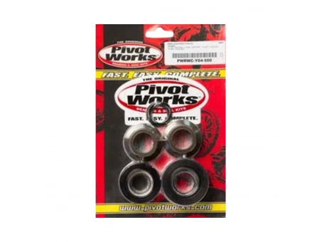 PIVOT WORKS ZESTAW ŁOŻYSK Z TULEJKAMI WODOSZCZELNYMI KOŁA TYLNEGO YAMAHA YZF 450 03-07 | PWRWCY04500