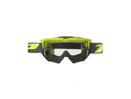 Ochelari cross-enduro PROGRIP GOGGLES PG3200-347 TR VENOM - Gri/Galben fluor