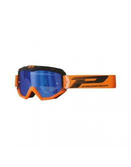 Ochelari cross-enduro PROGRIP GOGGLES PG3201 ATZAKI FL - Negru,Portocaliu fluor