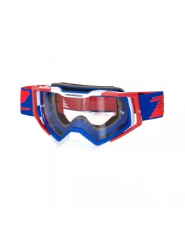 Ochelari cross-enduro PROGRIP GOGGLES PG3309-147 TR RAPID - Albastru,Rosu,Alb