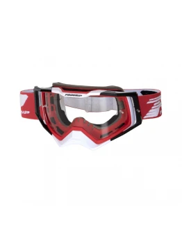 Ochelari cross-enduro PROGRIP GOGGLES PG3309-161 TR RAPID - Rosu,alb,Negru