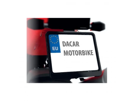Suport număr înmatriculare BIKETEC pentru motocicletă - Negru | R0193