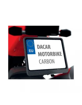 Suport număr înmatriculare moto BIKETEC - Carbon