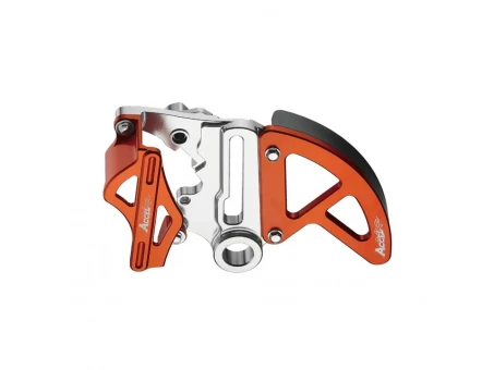 Protectie etrier si disc ACCELspate, KTM SX/SXF/EXC/EXCF 13-22, HUSQVARNA TC/FC 15-22 (diametru ax 25 MM), culoare portocaliu | RBDCG501OR