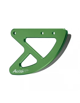 Protectie disc spate  ACCEL spate KAWASAKI KXF 250/450 '05-'17, KX 125/250 '05-'08 (aluminiu), culoare verde
