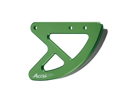 Protectie disc spate  ACCEL spate KAWASAKI KXF 250/450 05-17, KX 125/250 05-08 (aluminiu), culoare verde | RBDG301GR