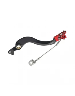Maneta frana picior ACCEL HONDA CRF 450R '02-'18, CRF 250R 04-18 - Negru,Rosu