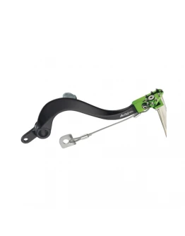 Maneta frana picior ACCEL KAWASAKI KXF 450 '06-'20, KLX 450R 08-12 - Negru,Verde
