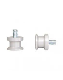 Suruburi stander/bobbins/spools moto BIKETEC M8X1.25 - Argintiu
