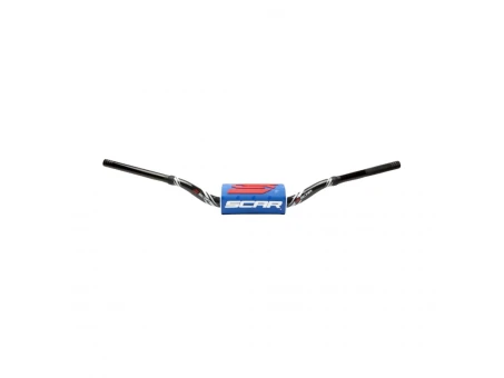 Ghidon SCAR 28,6 mm YAMAHA YZ/YZF - Negru/Alb burete - Albastru/Negru | S9182BKBL