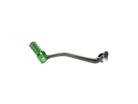 Pedala schimbator KAWASAKI KXF 250 09-18 aluminiu culoare negru, capat verde (13156-0124) | SCL747153GR