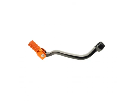 Pedala schimbator KTM 4T SXF/EXCF 250/450/520/525/530, EXCF 350 aluminiu culoare negru, capat portocaliu (LCA4301) | SCL750253OR