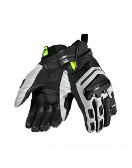 Mănuși Moto Bărbați Touring/Adventure Iarnă Seventy SD-T13 Aspen - Gri/Galben fluo