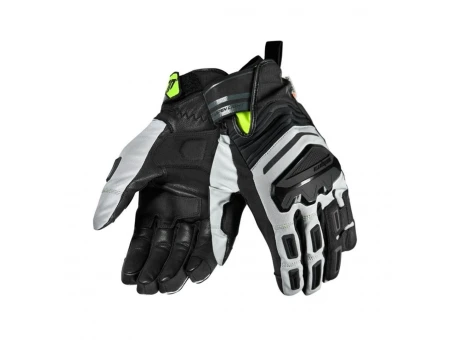 Mănuși Moto Bărbați Touring/Adventure Iarnă Seventy SD-T13 Aspen - Gri/Galben fluo | SD1301323