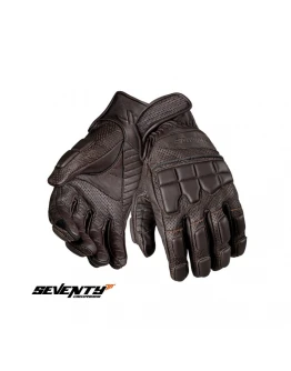 Manusi barbati Naked vara Seventy model SD-N58 culoare: maro - degete tactile