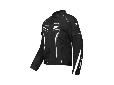 Geacă moto femei iarnă Seventy SD-JR67 Piston impermeabila - Negru/Gri/Alb | SD2106724