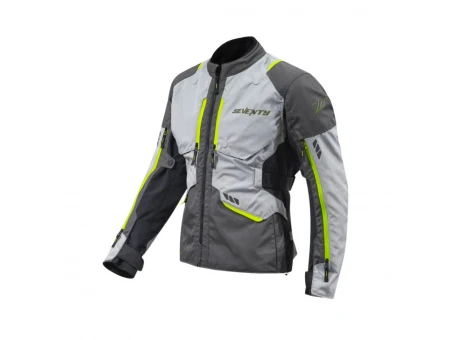 Geaca Moto Barbati Touring/Adventure Seventy SD-JT67 Tanami - Negru/Gri/Galben Fluor | SD2306702