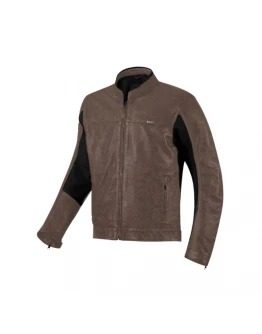 Geaca vara barbati piele Urban Seventy SD-JL4 Legend Classic - Maro