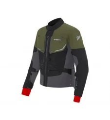 Geacă moto Touring/Adventure Seventy SD-JT45 Expedition, All Season AA - Verde Military/Negru/Gri