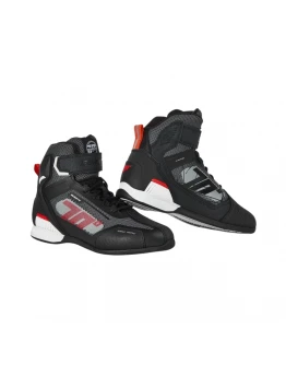 Ghete (cizme) moto Racing Unisex Seventy model SD-BR2 Veloce - Negru,Rosu