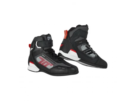 Ghete (cizme) moto Racing Unisex Seventy model SD-BR2 Veloce - Negru/Rosu