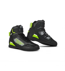 Ghete moto Racing Unisex Seventy model SD-BR2 Veloce - Negru,Galben fluor