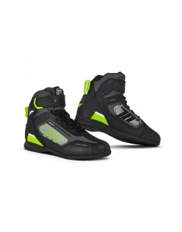 Ghete moto Racing Unisex Seventy model SD-BR2 Veloce - Negru,Galben fluor