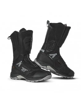 Ghete (cizme) moto Adventure (Touring) Unisex Seventy model SD-BA6 Stelvio - Negru,Gri