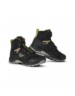 Ghete moto Adventure (Touring) Unisex Seventy model SD-BA7 Stelvio - Negru,Galben fluor