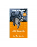 Suport telefon moto Interphone CRAB cu modul antivibrații integrat - prindere universală pe ghidon | SMCRAB24PRO