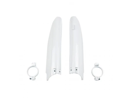 Protectie suspensie fata UFO SUZUKI RMZ 450 05-06, RM 125/250 04-06 culoare Alb | SU03998041